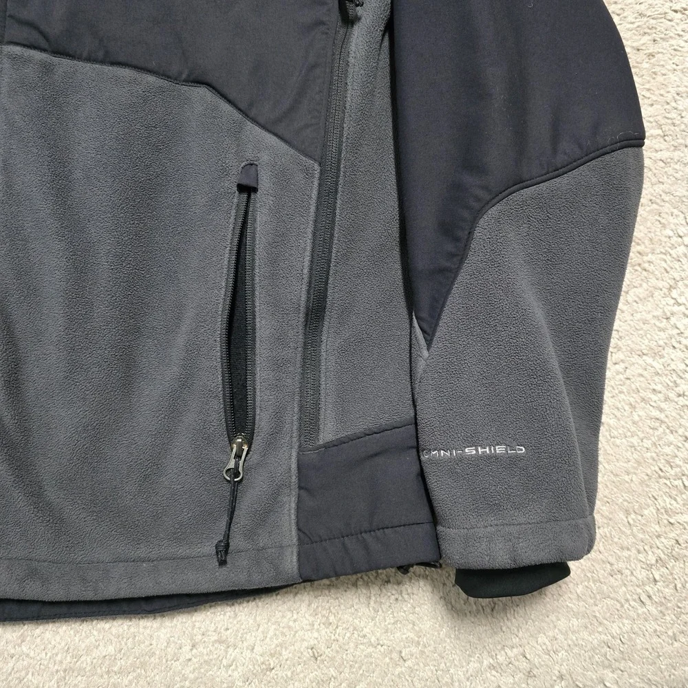 Columbia Interchange‎ Ten Trail III Fleece Full Zip Jacket Mens XL Vented Omni